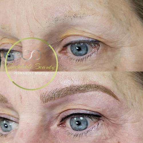 Microblading and Eyeliner